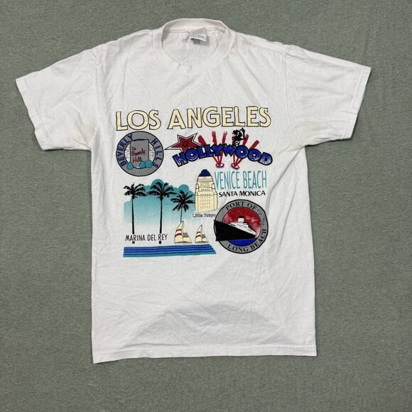 Hanes Other - VINTAGE Los Angeles T-Shirt Adult Small b